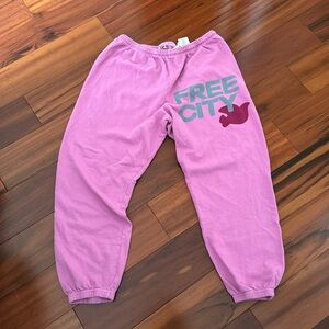 Freecity sweatpants purple great fall color! Barely worn